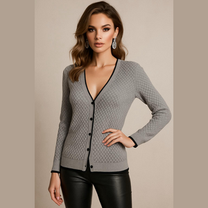 H&M black and gray cardigan